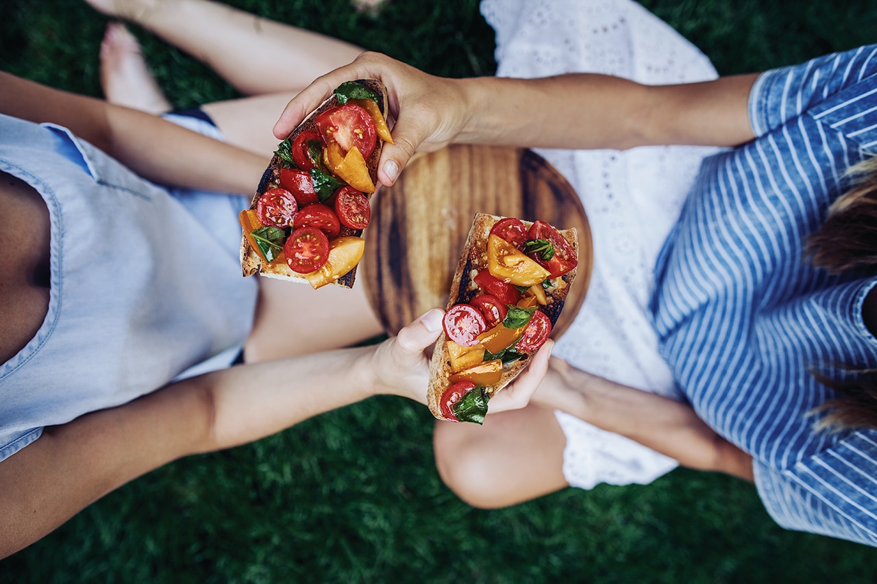 Rajčatová bruschetta